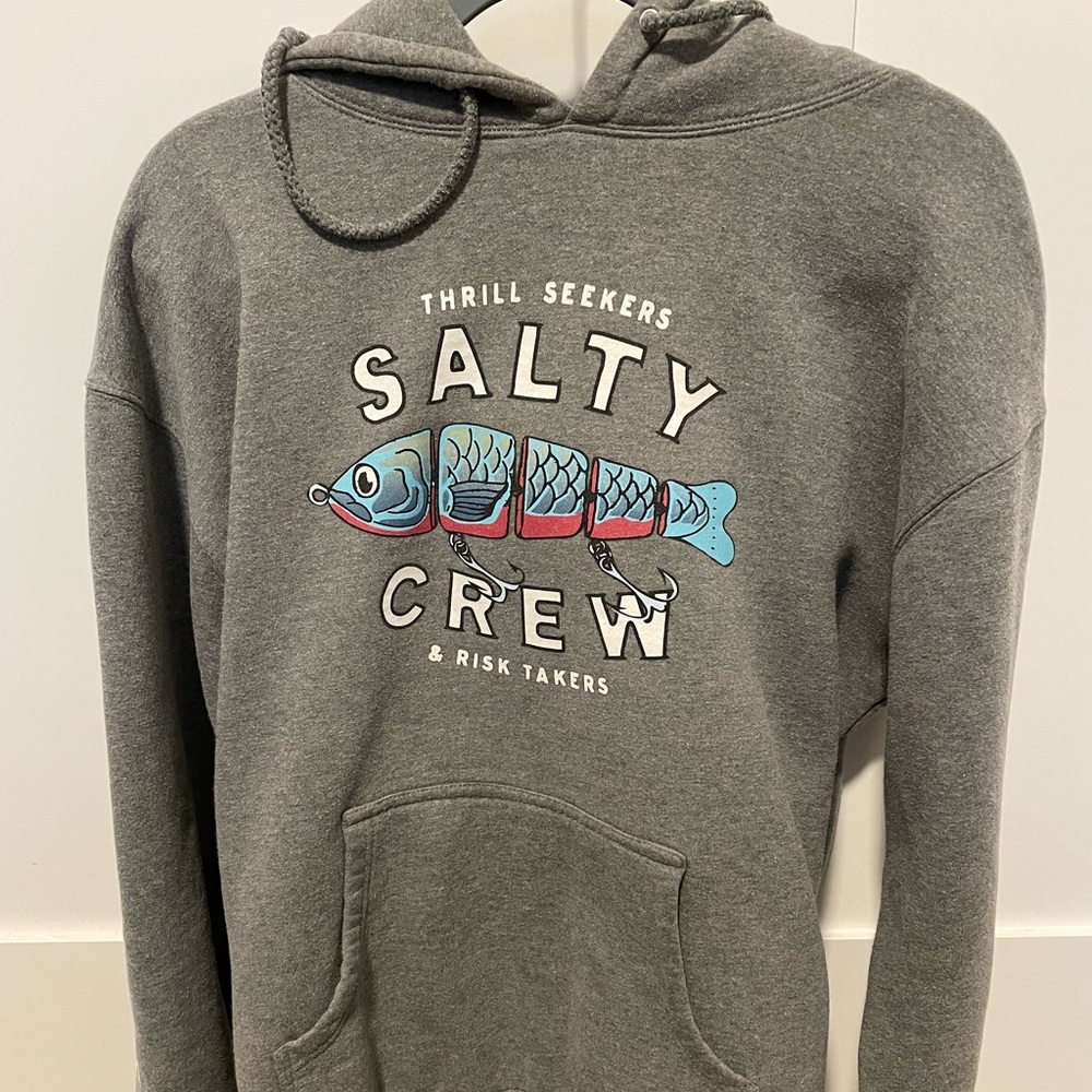 SALTY CREW MENS HOODIE SWEATSHIRT. MENS size large.
